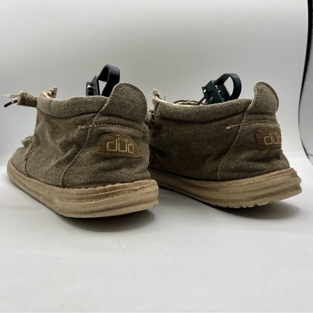 Hey Dude Conrad‎ L Mid Chukka Nut Brown Men’s Size 11 Lightweight Comfort Shoes